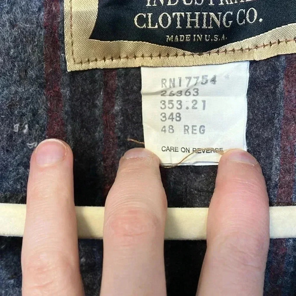 Indiana Industrial  Clothing Co made in USA workwear canvas tan jacket - Picture 4 of 8